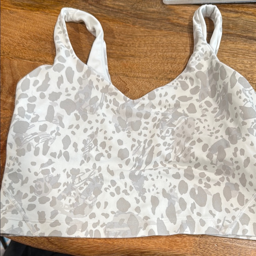 LULULEMON leopard Print Sports Bra align sports bra